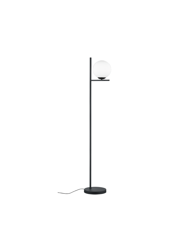 Piantana Moderna con Sfera in Vetro H150 cm