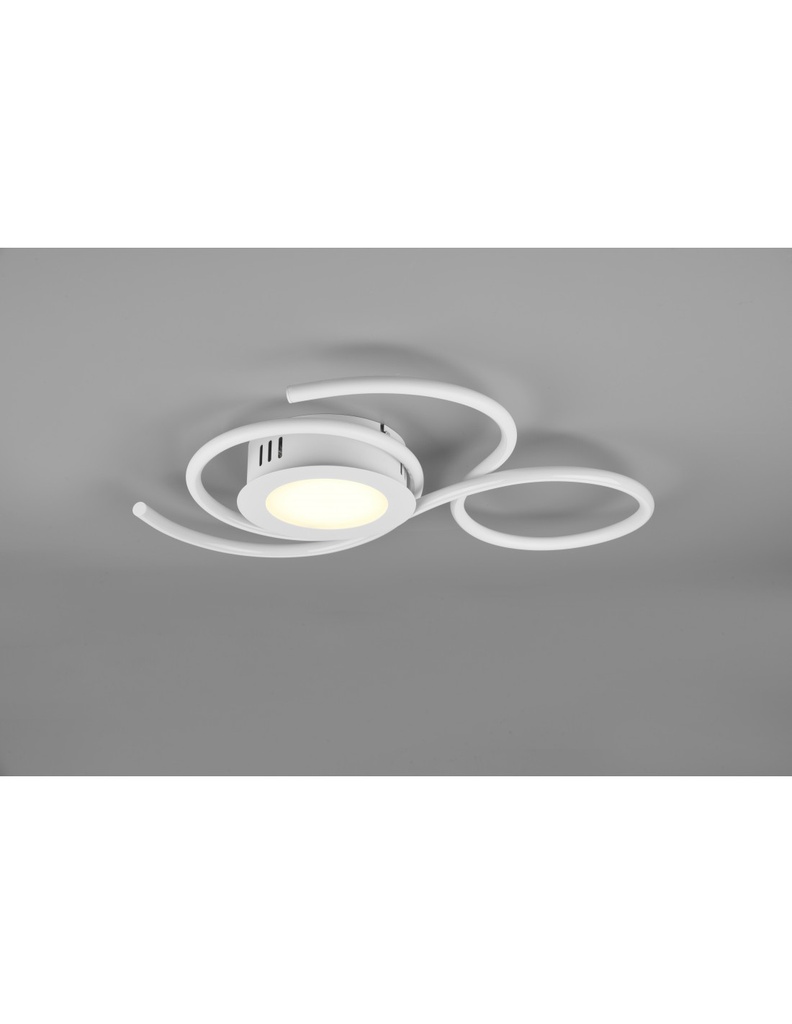 Plafoniera Design Moderno Led Dimmer Jive Bianco