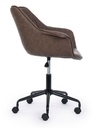 Poltrona ufficio marrone Joshua - 53x60x82 cm