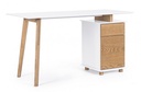 Scrivania con cassettiera Montreal 140x60x76h cm