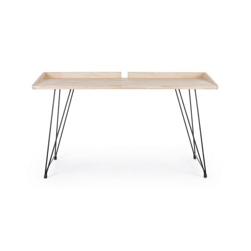 Scrivania vintage in legno e metallo District - 142x61x78 cm