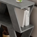 Tavolino Laterale da Salotto Lazena Cemento 60x22x57 cm