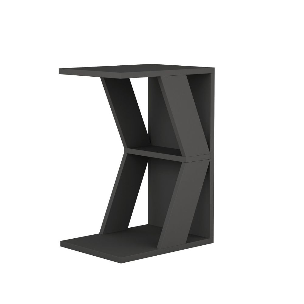 Tavolino da divano Naze porta computer antracite - 30x40x57 cm