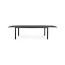 Tavolo Alluminio Antracite Allungabile 200-300x100x h75 cm