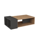 Tavolo da salotto Anita rovere antracite 102x56,5x32 cm