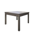 Tavolo raddoppiabile Firenze rovere grigio 90x90
