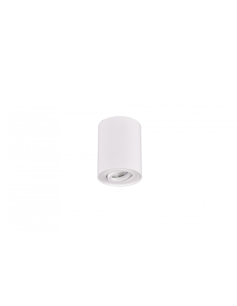 Faretto Spot Orientabile Cookie Cilindro Bianco