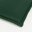 Cuscino lettino sfoderabile verde scuro in poliestere 180gr/m2
