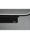 Applique Led Da Bagno Moderno Gianni Nero IP44 Trio Lighting
