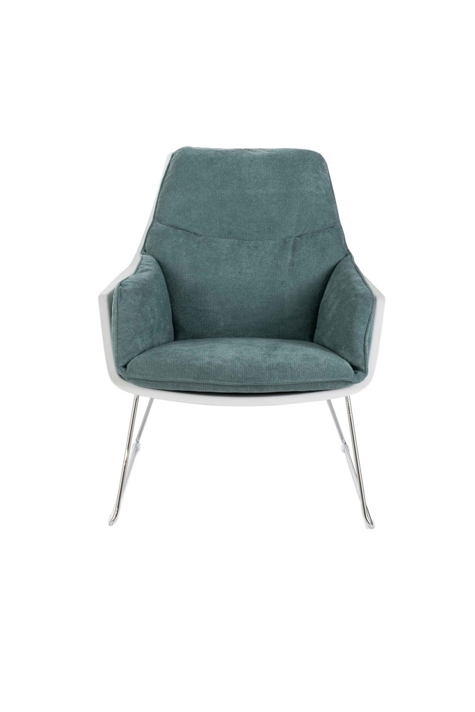  Poltrona in polipropilene acquamarina 85 cm x 74 cm H. 86 cm - Samnite