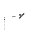 Applique 1xE27 Bolder Nero Orientabile L35 cm Trio Lighting - Samnite