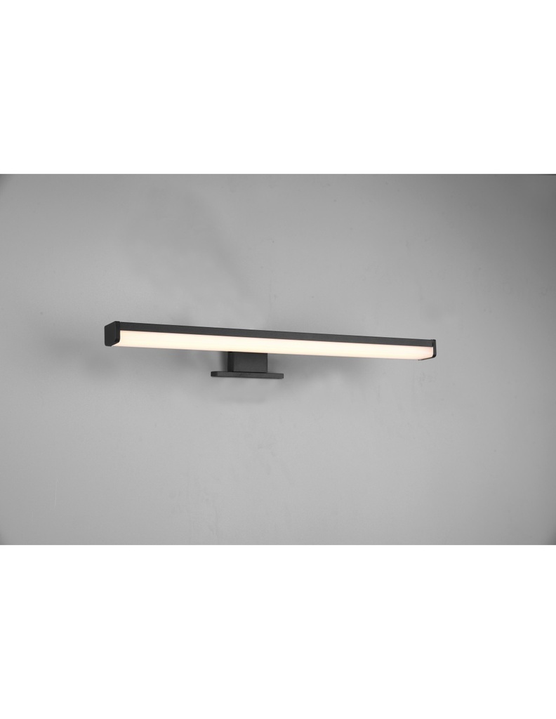 Applique Lineare Da Specchio Lino Led Nero IP44 Trio Lighting