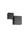Applique Moderna Miguel Nero Doppia Emissione Led Trio Lighting - Samnite
