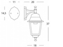 Applique Piccola In Basso  linea old  biancoargento - Samnite