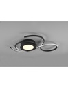 Applique Plafoniera Nera Design Moderno Led Dimmer Jive Trio Lighting - Samnite