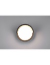 Applique Rotonda Da Esterno Puno Nero IP54 Trio Lighting - Samnite
