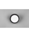 Applique Rotonda Da Esterno Puno Nero IP54 Trio Lighting - Samnite