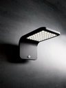 Applique Solare 3W Led 4000K  linea street  nero - Samnite