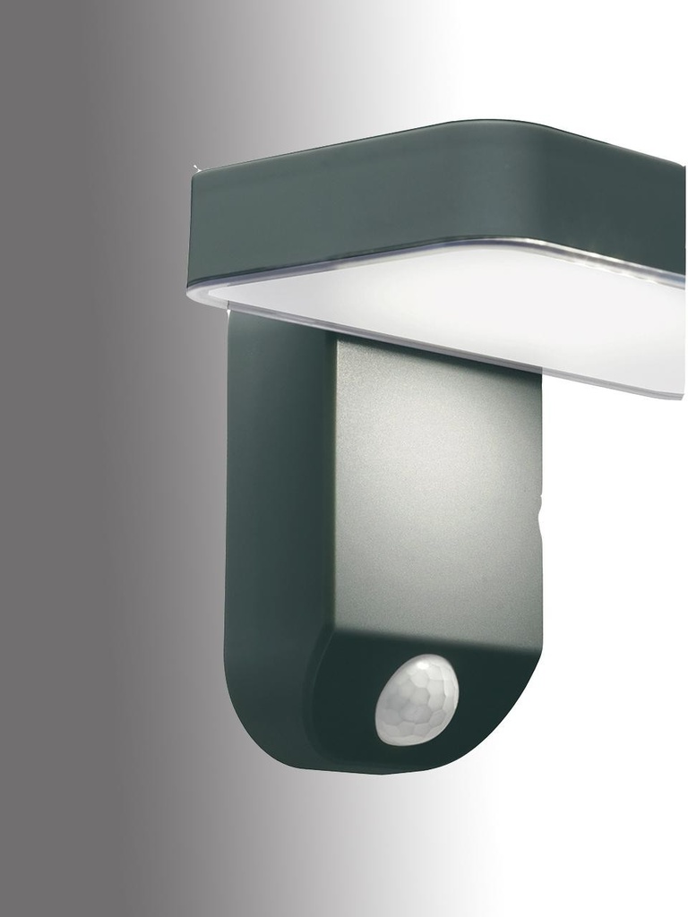 Applique Solare 4W Led 4000K  linea solare  grafite - Samnite