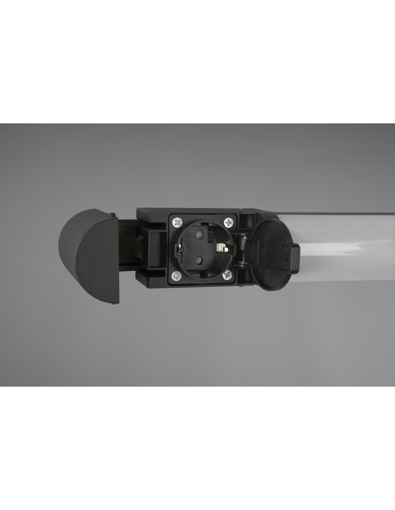 Applique Specchio Bagno Piera Led 21w IP44 Bordo Nero Trio Lighting - Samnite