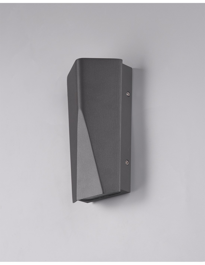 Applique Tay Led IP65 Antracite Doppia Luce Trio Lighting - Samnite