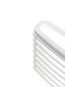 Applique in alluminio pressofuso con diffusore opalino - 10W, 950 lumen, luce calda bianco - Samnite