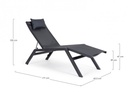 Chaise Longue C-P Krion Antrac Jx55 - Samnite