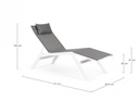 Chaise Longue C-P Krion Bianco Jx11 - Samnite