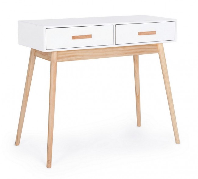 Consolle ORDINARY bianca 2 cassetti 79h cm - Samnite