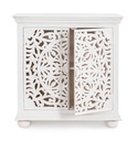 Credenza 2 ante legno bianco Alinta cm 96 x 43 x 98 - Samnite