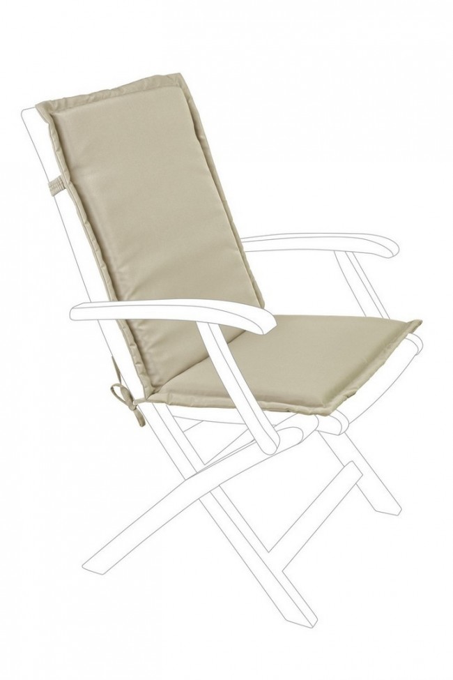 Cuscino Poly sfoderabile avana schienale medio - Samnite