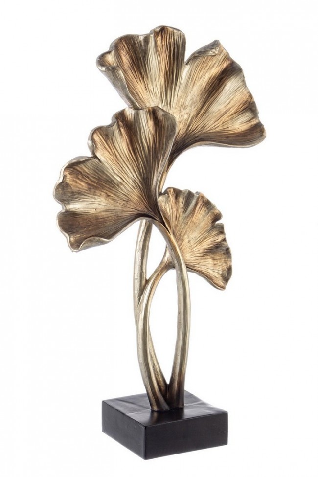 Decorazione poliresina Ginko altezza cm 53 - Samnite