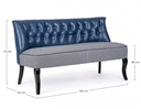 Divano 2 posti blu - Samnite