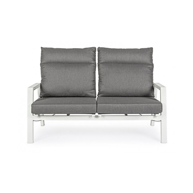 Divano 2 posti reclinabile da esterno 152x81x98h cm - Samnite