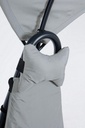 Dondolo Chaise Longue da esterno Baffin Antracite - Samnite