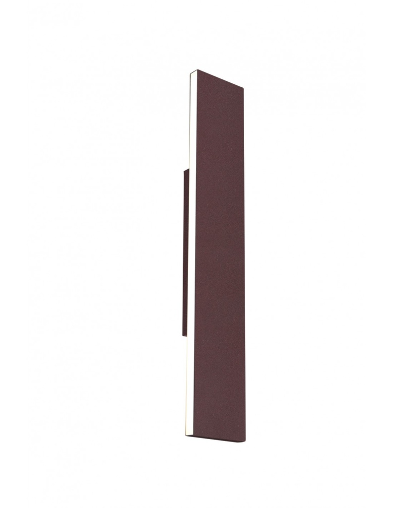 Applique Parete Concha Ruggine Led Doppia Emissione Trio Lighting
