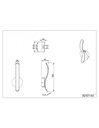 Applique Parete Design Led Dimmer 4000k Parma Bianco Trio Lighting