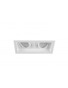 Faretto da Incasso Rettangolare Kenai 2xGU10 Bianco L17 cm Trio Lighting - Samnite