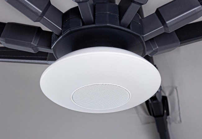 Lampada Speaker con LED per ombrellone - Samnite