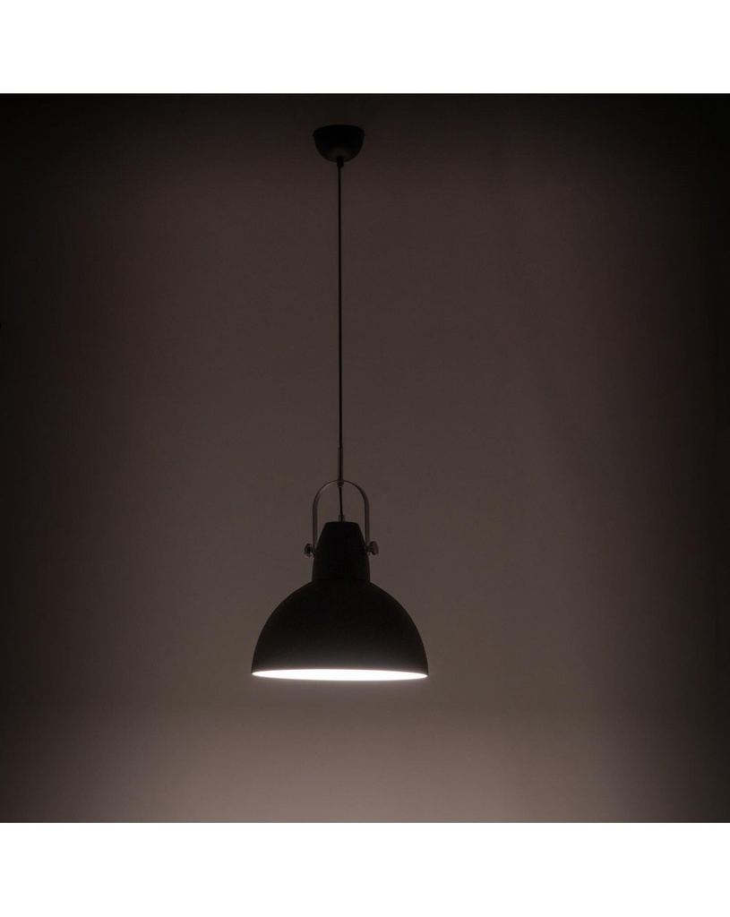 Lampada a sospensione Kande in metallo nero STS - Samnite