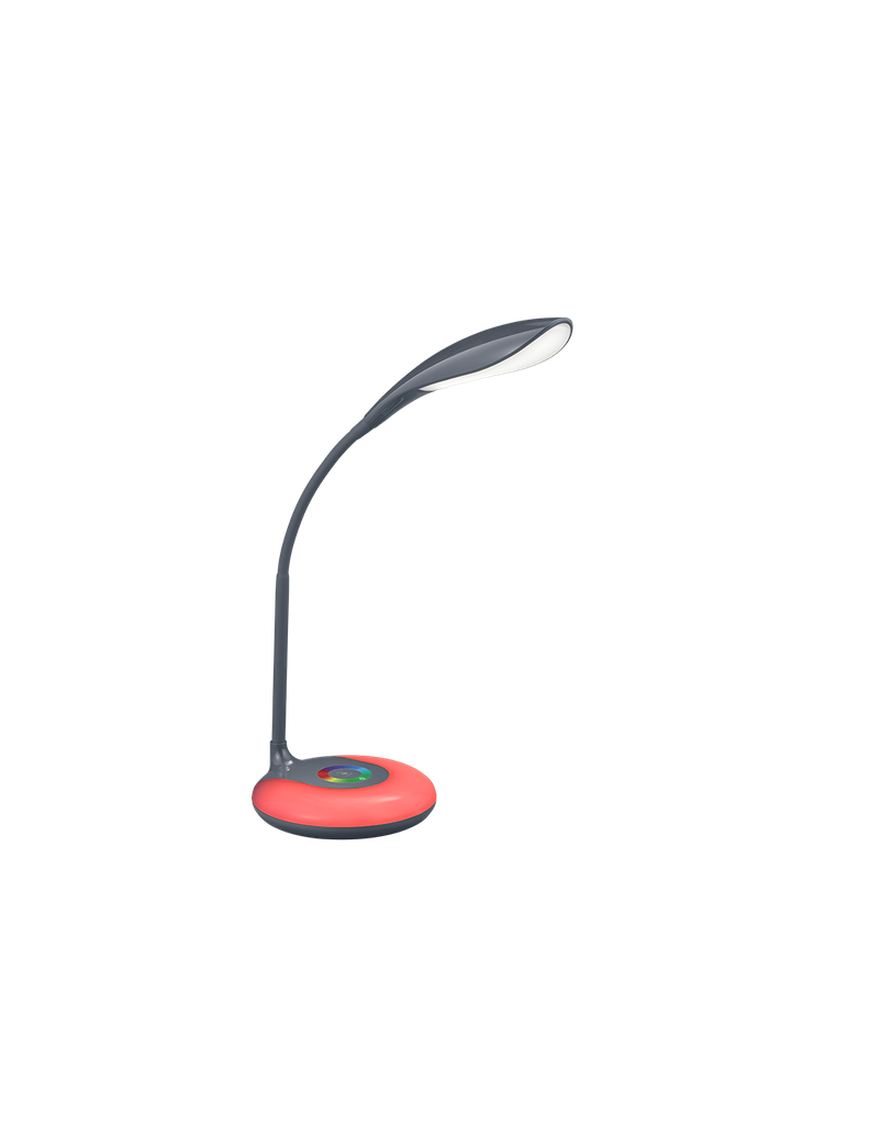 Lampada da Scrivania Led RGB Sensore Touch Krait Antracite Trio Lighting - Samnite