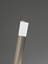 Lampada da esterno in alluminio pressofuso con diffusore opalino - Alta trasmittanza luminosa - 180mm x 60mm bianco - Samnite
