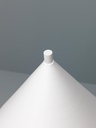 Lampada da terra in metallo bianco D40xD40x156h cm - Samnite