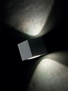 Applique 6W+6W Led 4000K  linea lula  grafite - Samnite