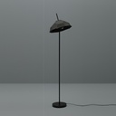 Lampada da terra paralume in cartone riciclato nero D3D3160h cm - Samnite