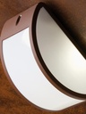 Applique E27  linea umbe chiusa  alluminio - Samnite
