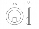 Applique Led 20W 4000K  linea omega  grafite - Samnite