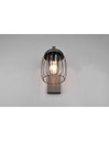 Applique Tuela Lanterna Rete Metallica Antracite IP44 Trio Lighting - Samnite