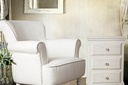 Mobile cassettiera 3 cassetti legno bianco Blanc cm 40 x 34 x 63,5 - Samnite