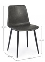 2x Sedia Kyra Pu Antracite Vintage